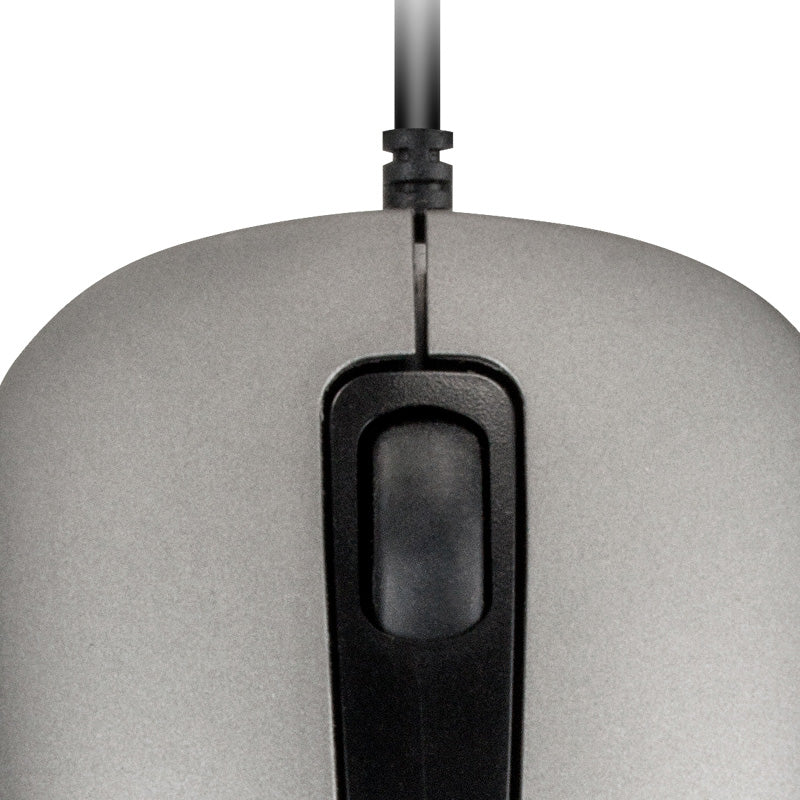 Mouse Alámbrico Shadow USB Klip Xtreme 1600dpi Gris