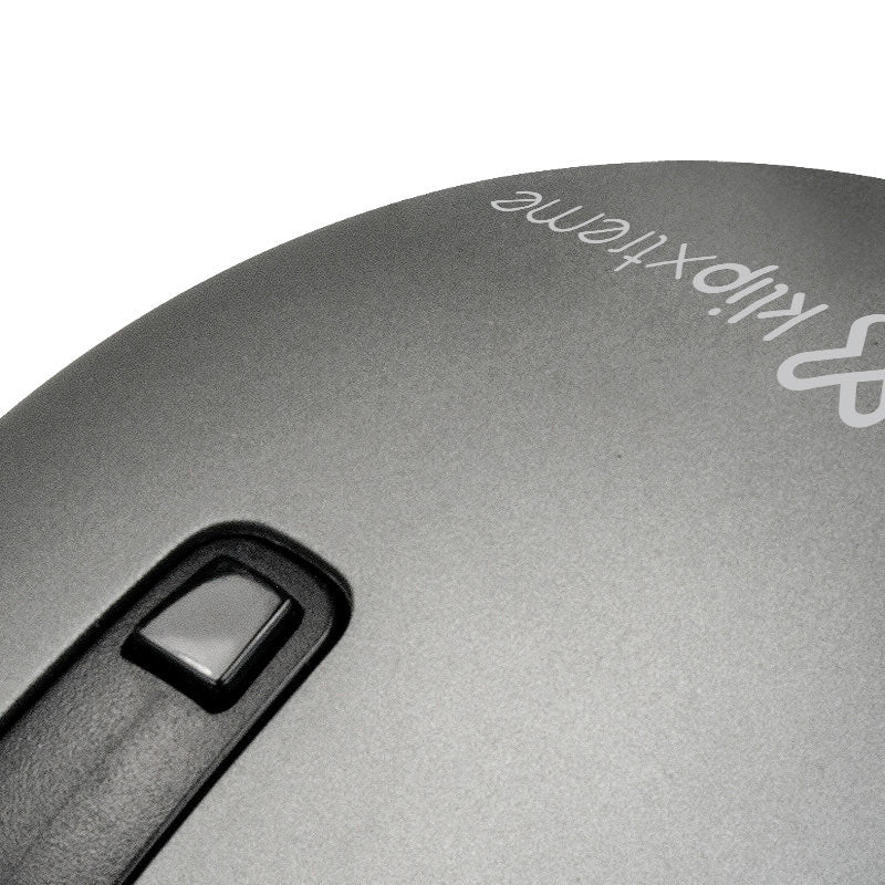 Mouse Alámbrico Shadow USB Klip Xtreme 1600dpi Gris
