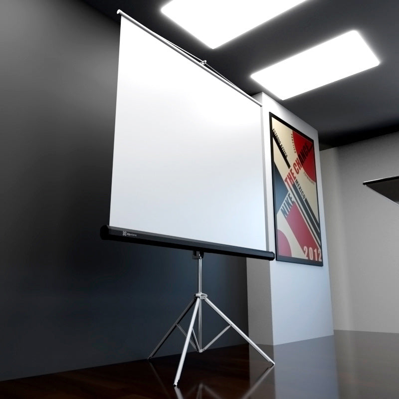 Pantalla de Proyección Klip Xtreme KPS-104 con Trípode 120" 4:3 Blanco Mate