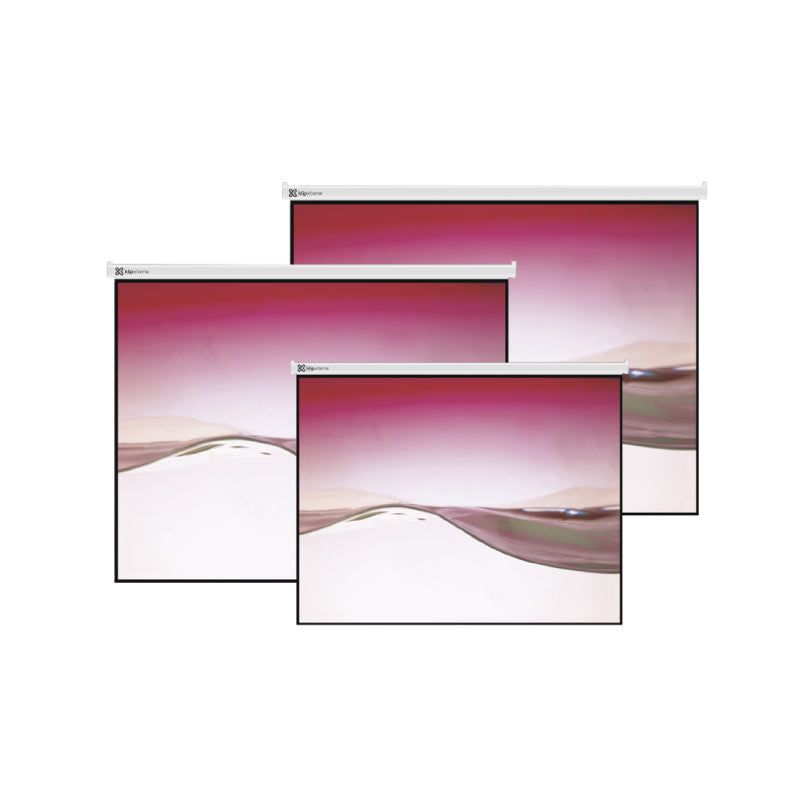 Pantalla de Proyección Techo/Pared Klip Xtreme KPS-303 100" 4:3 Blanco Mate