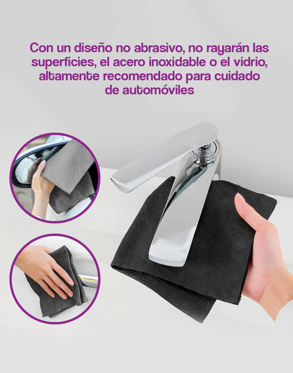 Toallas sintéticas para limpieza