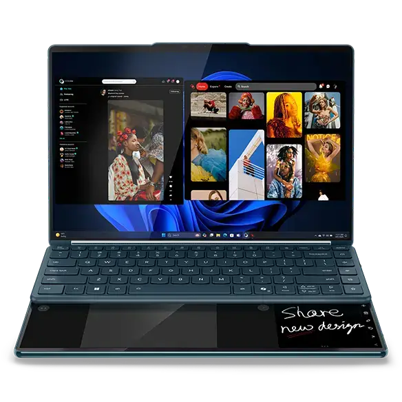 Laptop 2 en 1 Lenovo YOGA Book 14" OLED | Intel Core Ultra 7, 16GB RAM, 1TB SSD, Windows 11 Home