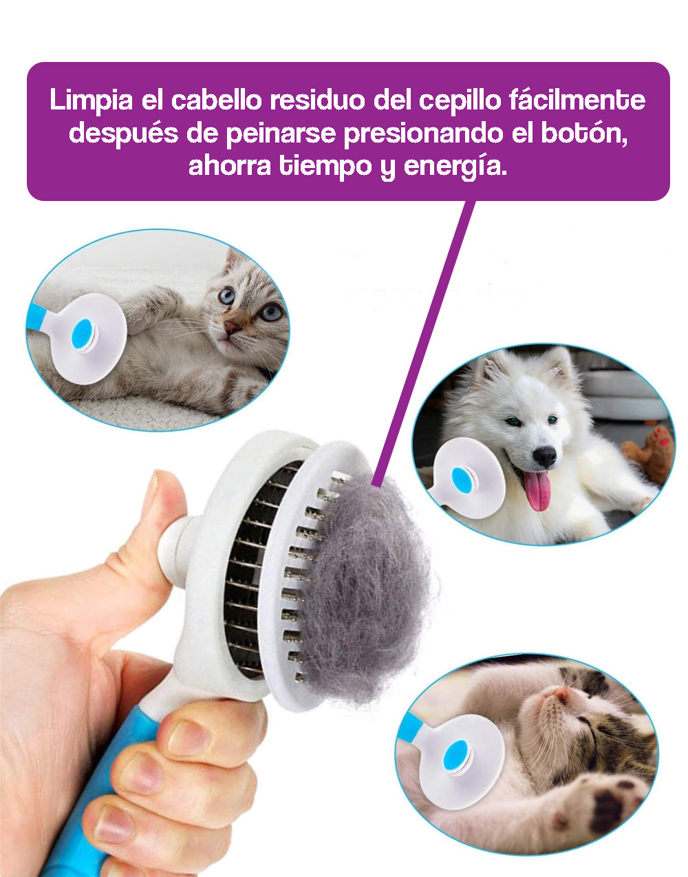 Cepillo de limpieza para mascotas