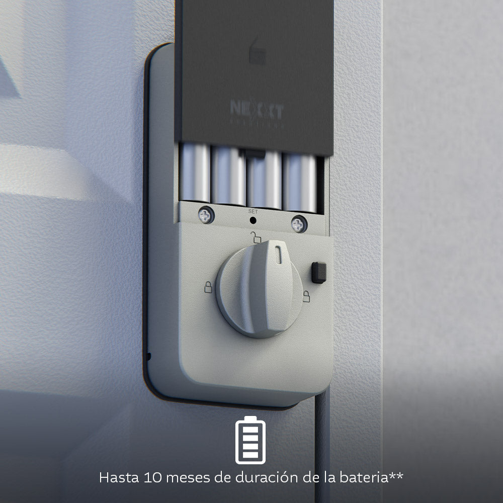 Cerradura Inteligente Nexxt Solutions Home NHS‑D150 – WiFi – Huella – PIN – App – Acero Inoxidable