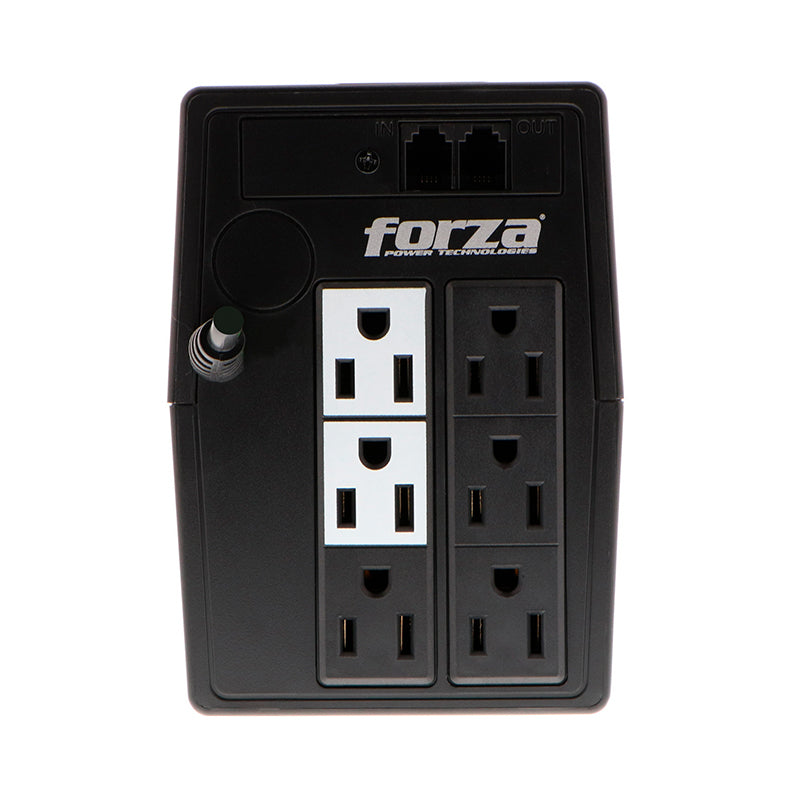 UPS Forza NT-511, 500VA / 250W, 6 tomas, diseño compacto