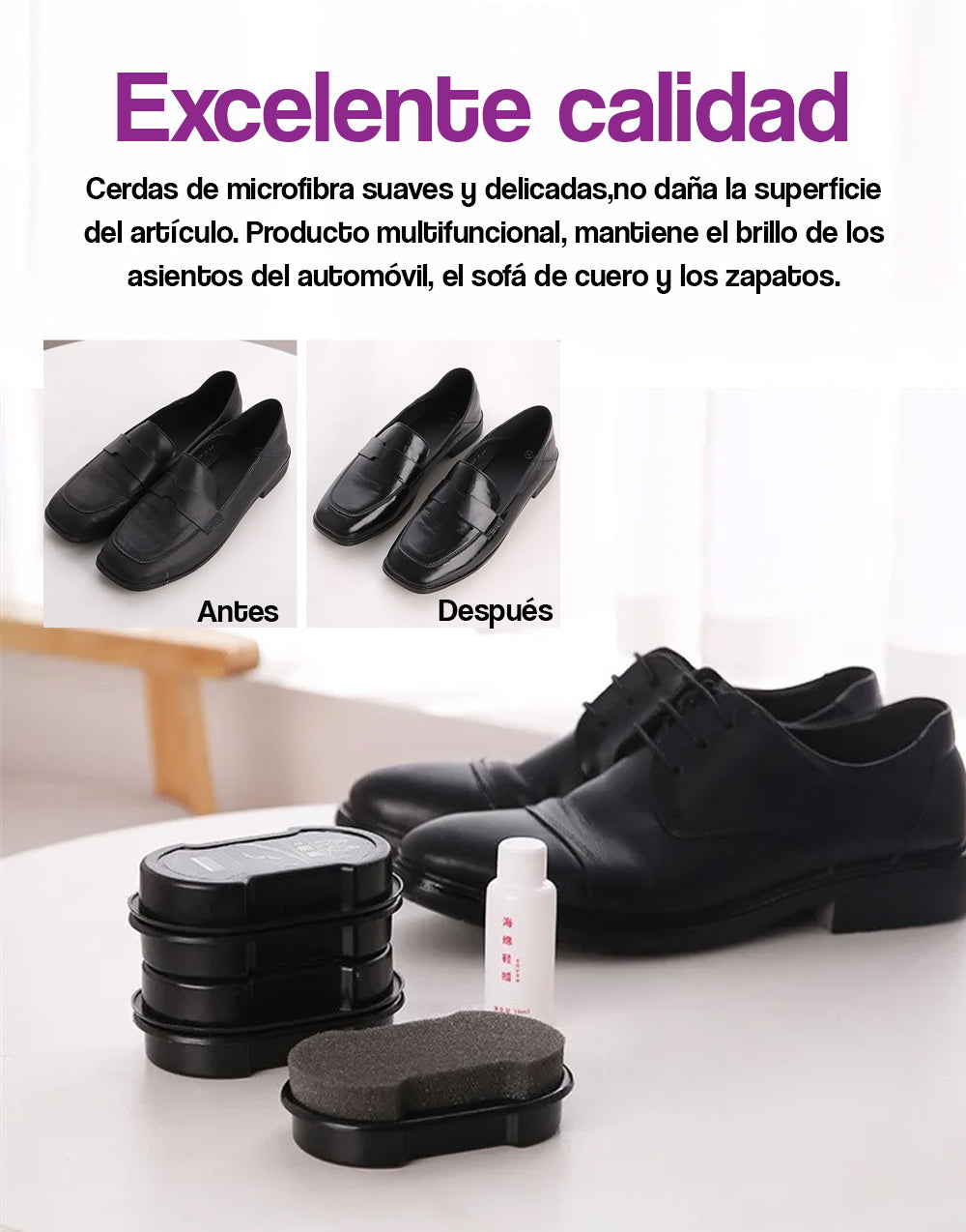 Cepillos de limpieza de zapatos