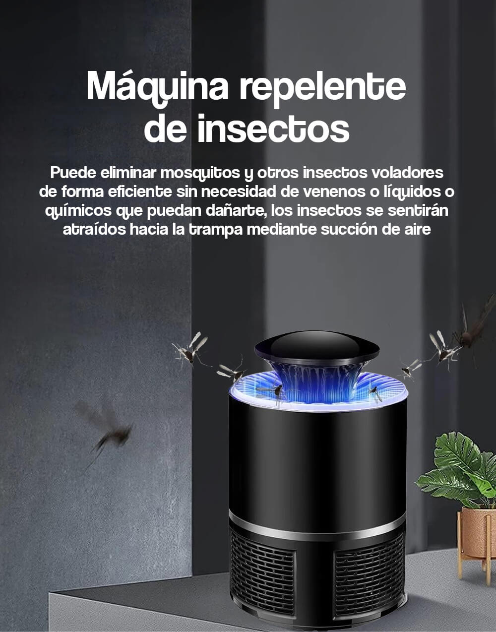 Máquina repelente de insectos