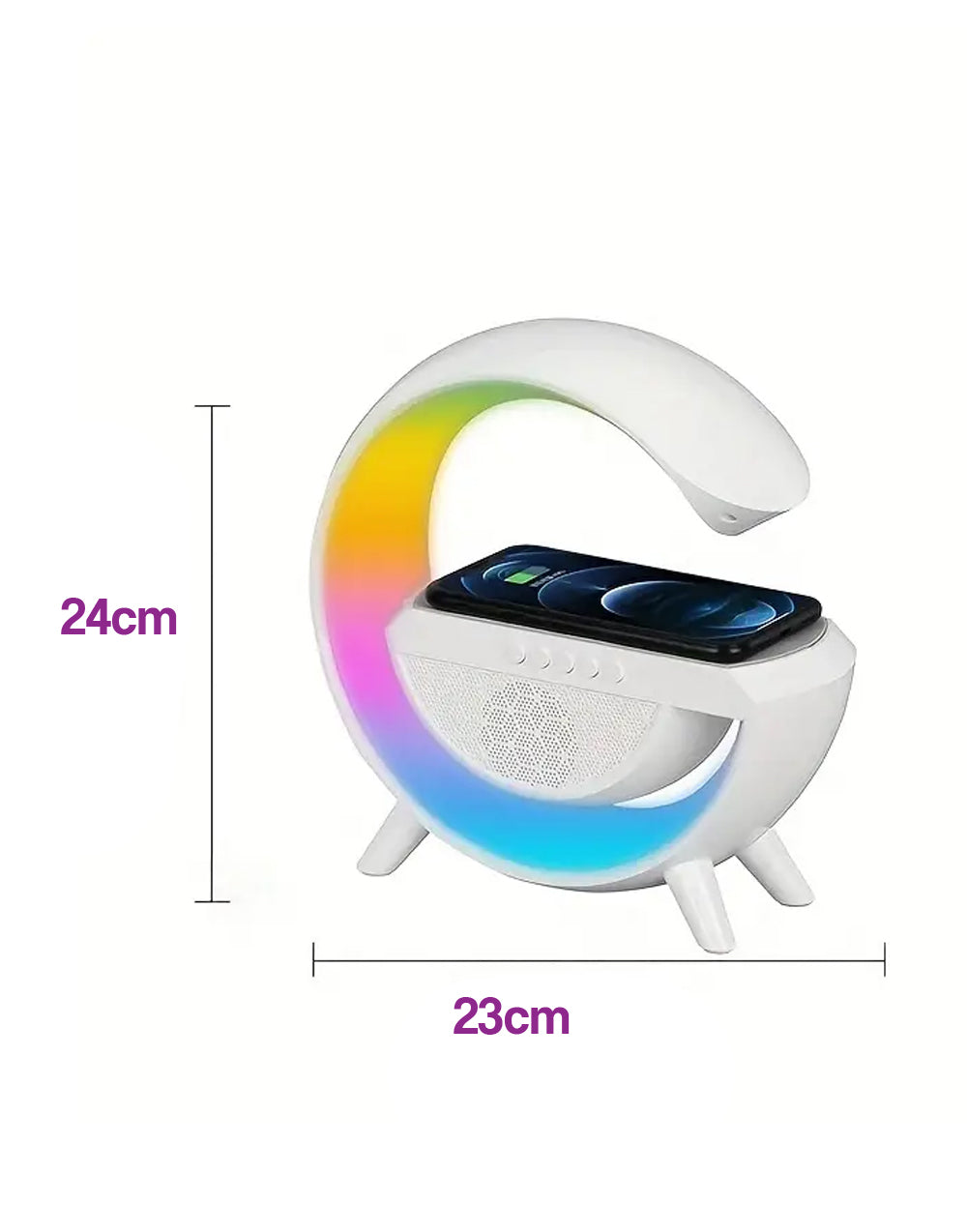 Bocina o Altavoz en forma de G con luz LED