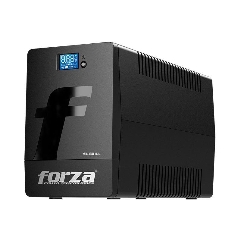 UPS interactiva Forza SL-801UL, 800VA / 480W, 6 tomas, LCD táctil
