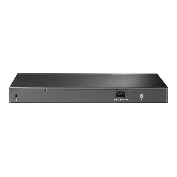 Switch inteligente TP‑Link JetStream SG2428P – 24 puertos Gigabit PoE+ y 4 ranuras SFP
