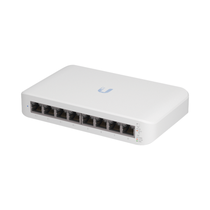 Switch Gestionado Lite 8 Puertos Gigabit 4 PoE+ UniFi Switch USW-Lite-8-POE