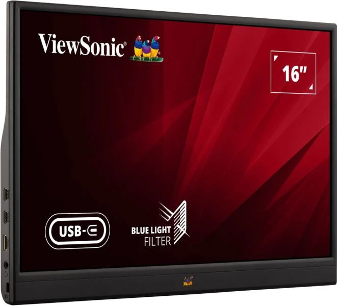 Monitor Portátil 16" IPS ViewSonic VA1655 / Full HD / USB-C + HDMI / Altavoces