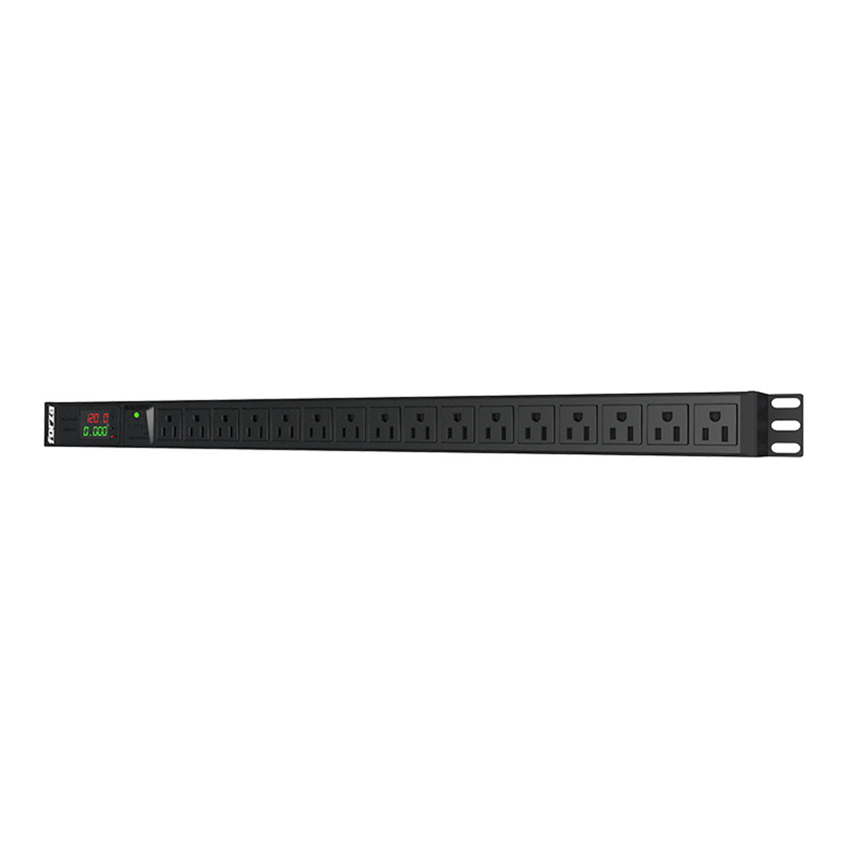 Unidad de Distribución de Energía Forza FPD-1611M0U – Rack / 16 Tomas NEMA / 100–200V / LCD / Protección Total