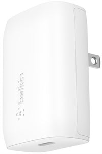 Cargador de Pared Belkin BoostCharge USB-C PD 3.0 PPS 30W – Blanco WCA005DQWH