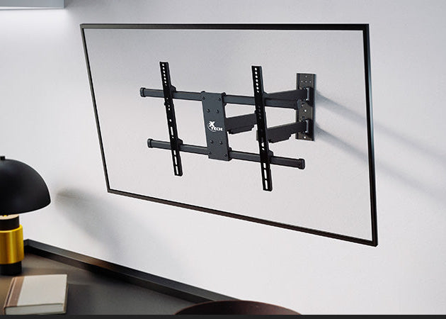 Soporte de Pared Inclinable/Giratorio Xtech XTA-485 para TV 37-90" 60kg