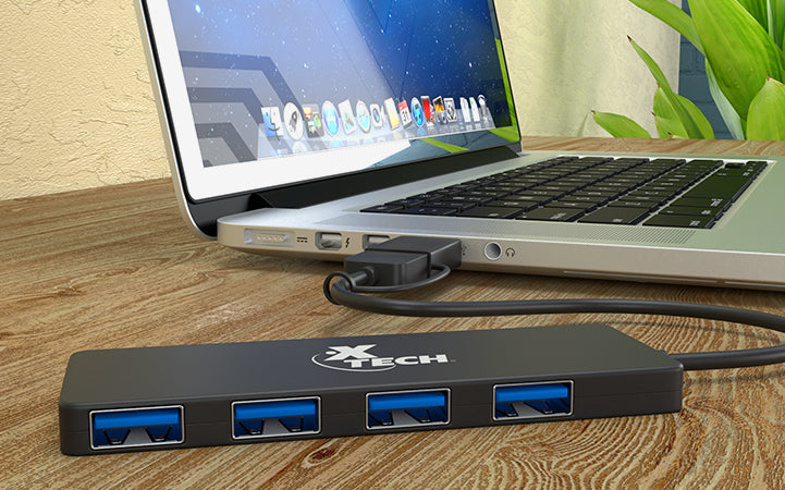 Hub USB 3.0 de 4 Puertos Xtech XTC-390