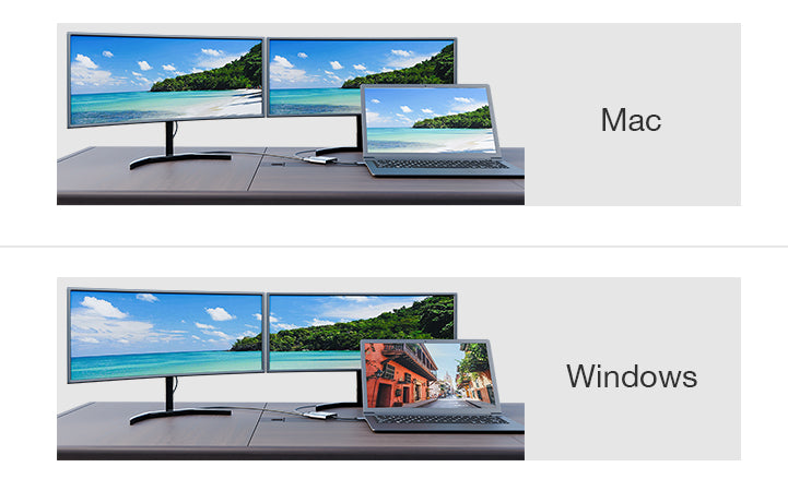 Video Adaptador USB‑C® a HDMI® Dual – 4K UHD – 60 Hz (single) / 30 Hz (dual) Xtech XTC‑548 – Plug & Play