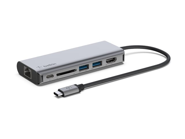 Adaptador Multipuerto Belkin CONNECT USB-C 6 en 1 HDMI 1GbE