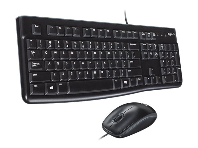 Set Teclado y Ratón USB Inglés Logitech Desktop MK120