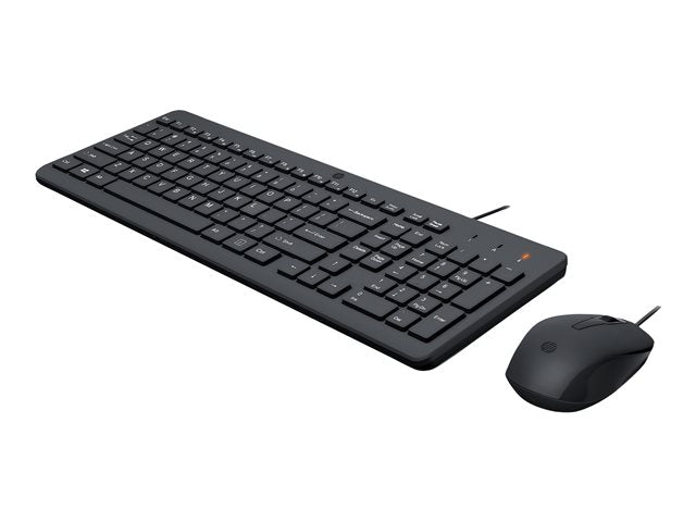Set Teclado y Mouse USB HP 150 Latinoamérica Negro