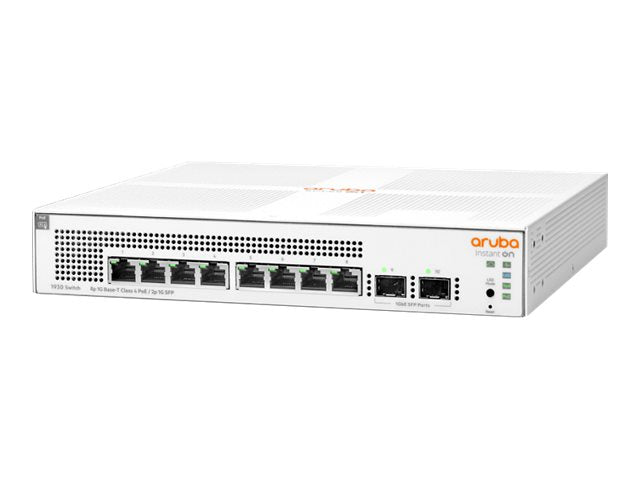 Switch Gestionado L2+ HPE Networking Instant On 1930 8 Puertos Gigabit PoE+ 124W + 2 SFP – JL681A