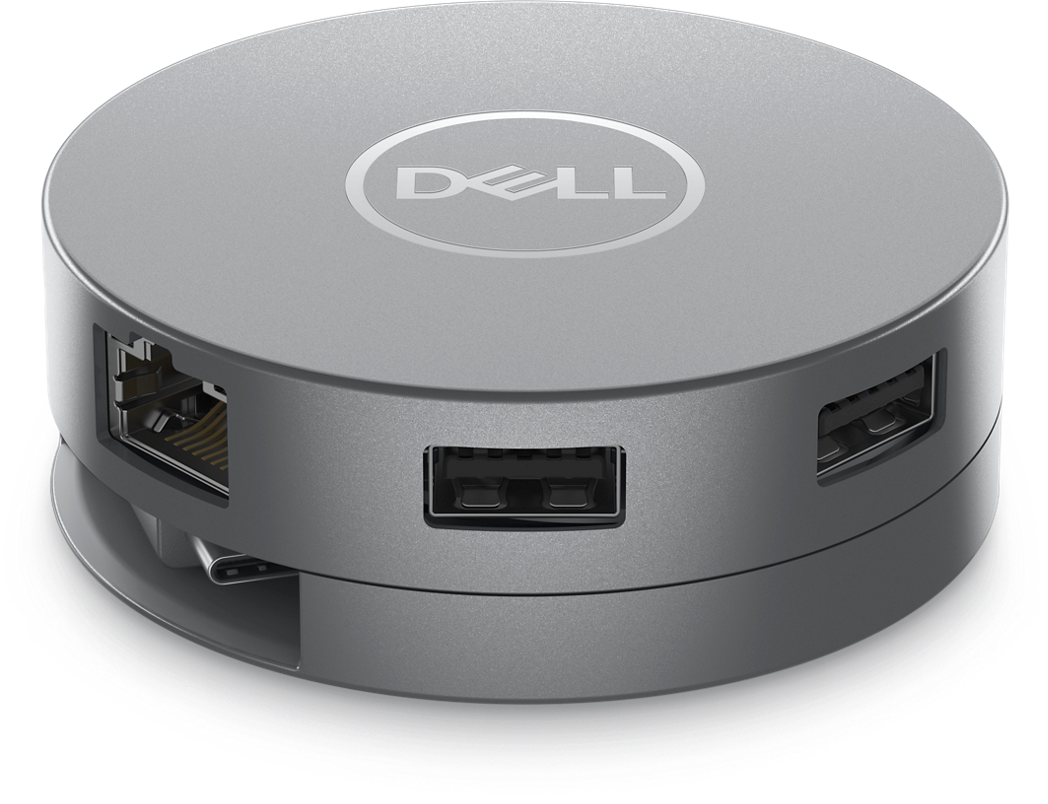 Adaptador Multipuerto Dell 6 en 1 USB-C a HDMI/DP/USB-C/Ethernet
