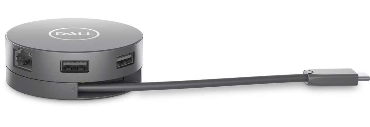 Adaptador Multipuerto Dell 6 en 1 USB-C a HDMI/DP/USB-C/Ethernet