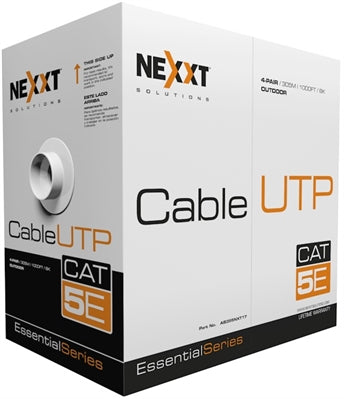 Cable de Extensión CAT5E Negro Nexxt Solutions Infrastructure AB355NXT17