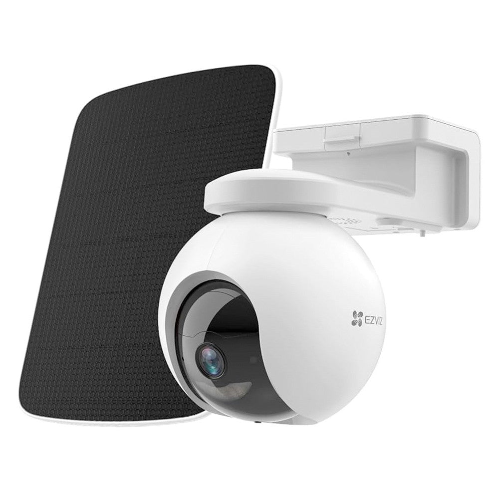 Cámara panorámica e inclinable 4G con batería EZVIZ CS-EB8/SP-R100
