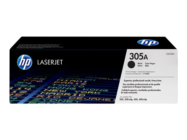 Cartucho de Tóner HP 305A – Negro, Original, CE410A