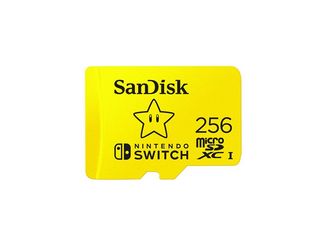 Tarjeta de Memoria Flash microSDXC SanDisk Nintendo Switch 256GB UHS-I U3