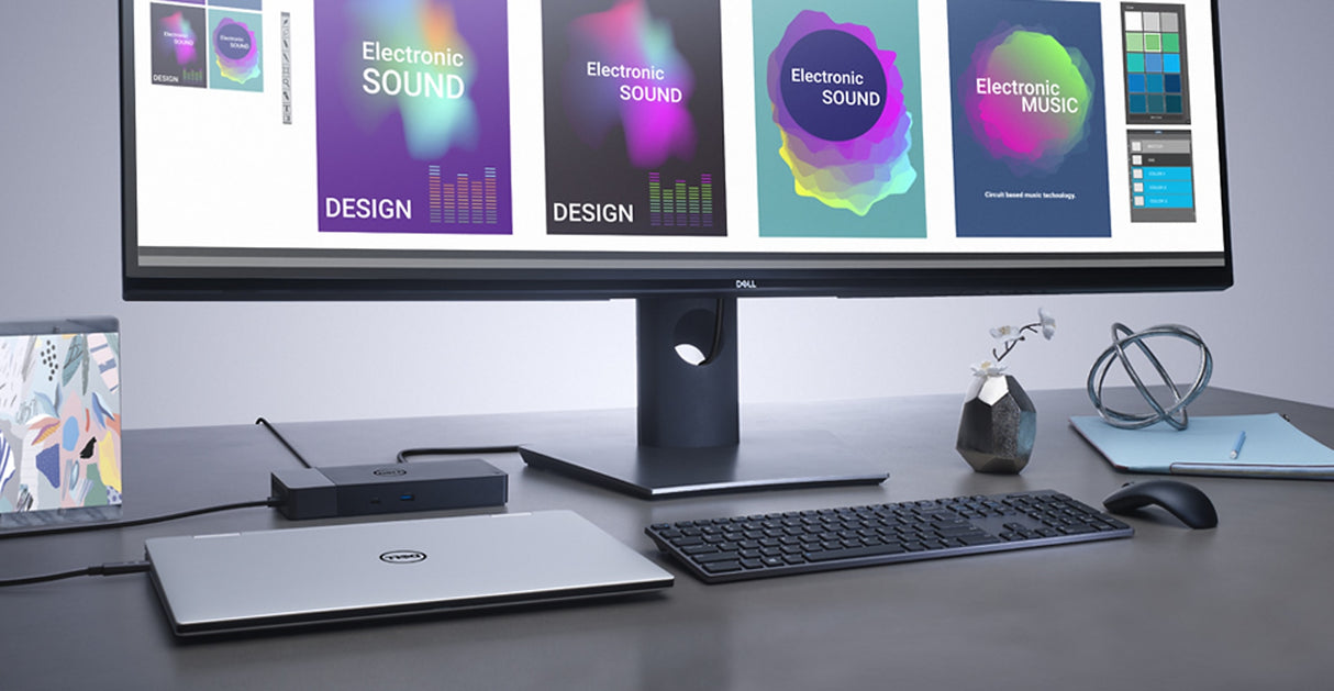 Estación de Conexión Dell WD19S USB-C a HDMI/DP/USB-C/Ethernet 180W