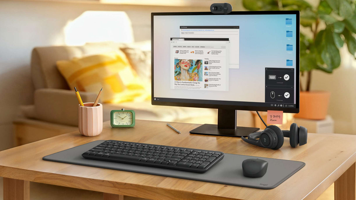 Combo Inalámbrico Teclado + Mouse Bluetooth MK250 Graphite – Modelo 920-013513 – Logitech