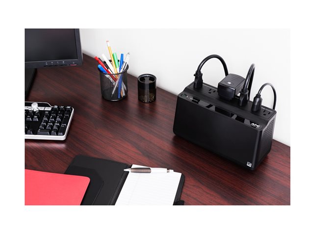 UPS APC Back-UPS BE425M, 425VA / 255W, 6 tomas, diseño compacto