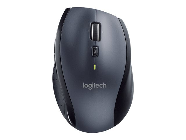 Ratón Ergonómico Inalámbrico Láser Diestro Logitech Marathon M705 Carbón