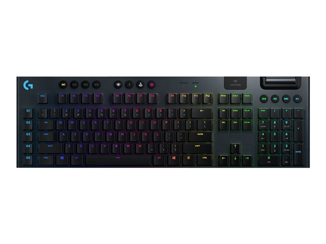 Teclado Gaming Mecánico Inalámbrico RGB Logitech G915 LIGHTSPEED GL Tactile
