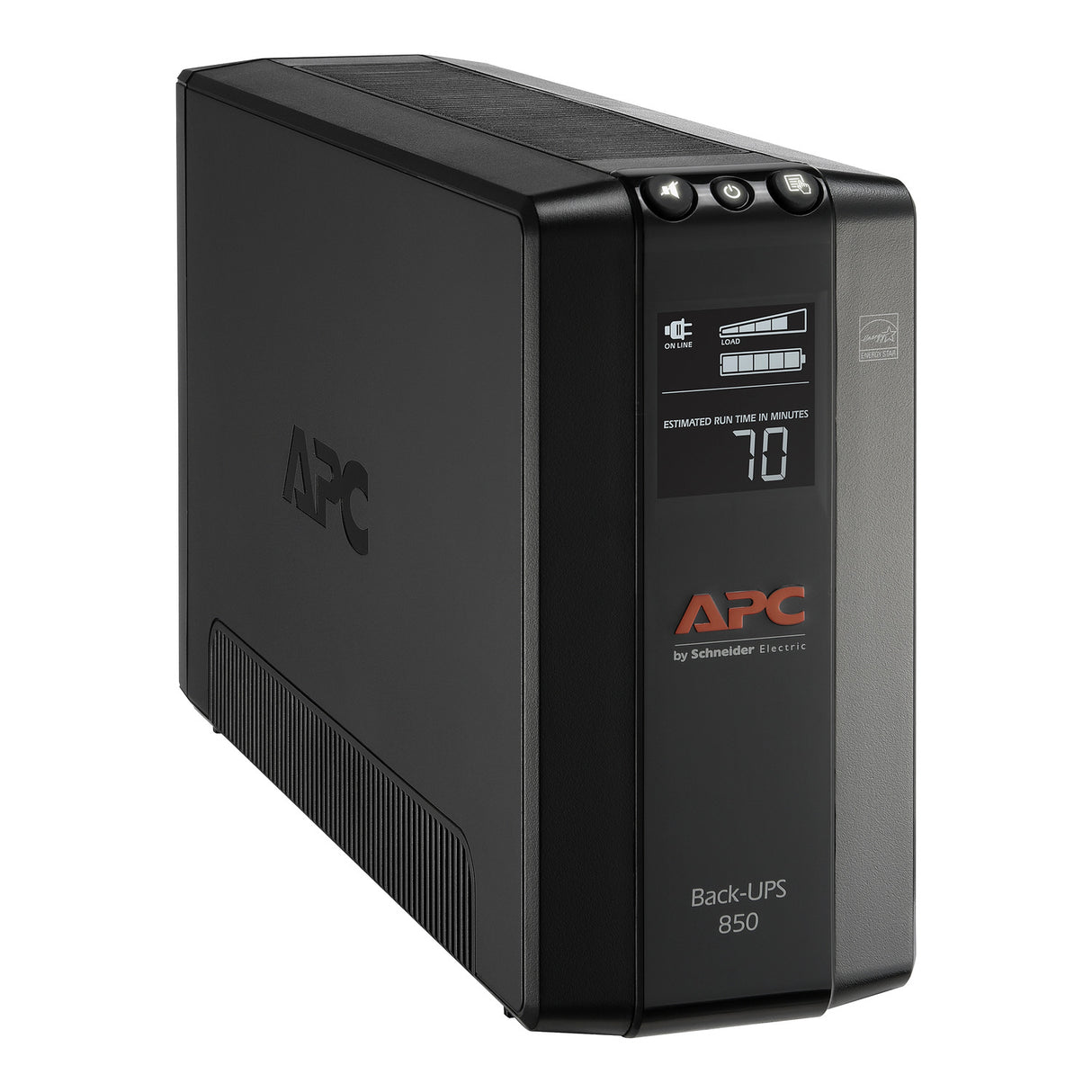 UPS APC Back-UPS Pro BX850M-LM60, 850VA, pantalla LCD, USB, modo verde