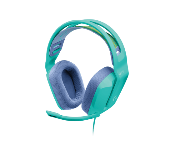 Auriculares Logitech G335 – Gaming Cableados, 3,5 mm, Certificado Discord, Color Menta