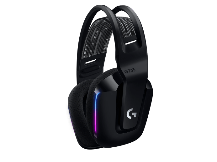 Auriculares Gaming Inalámbricos RGB 7.1 Logitech G733 LIGHTSPEED Negros 981-000863