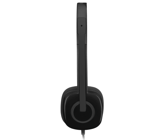 Auriculares Logitech Stereo H151 – On-Ear, Cableados, Micrófono Bidireccional