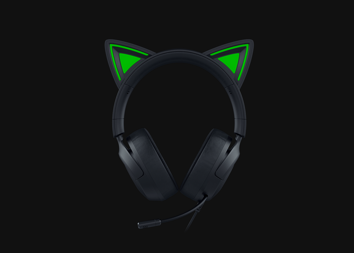 Headset gamer con cable – Razer Kraken Kitty V3 X – Negro – RZ04‑05350200‑R3U1