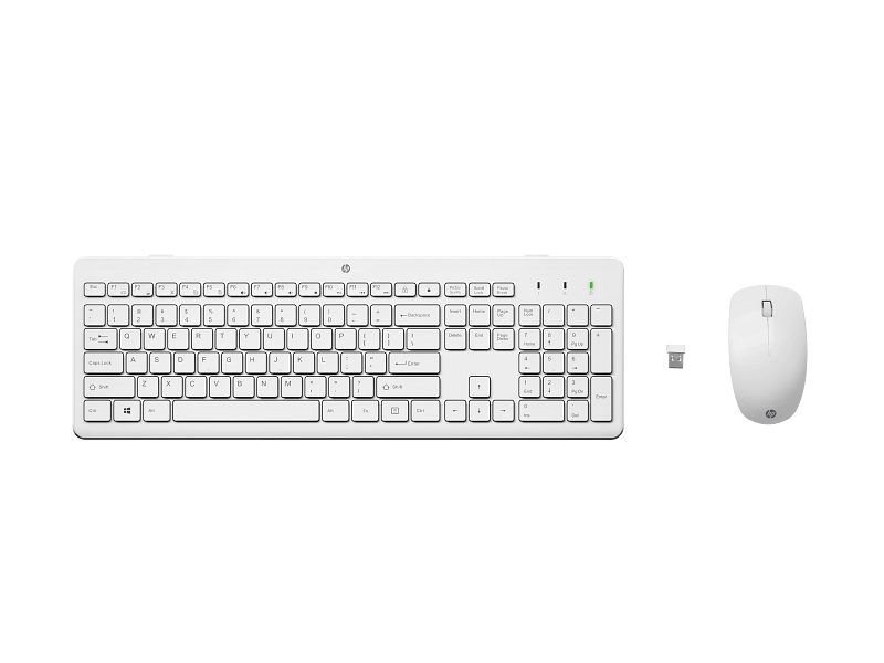 HP 230 Wireless Keyboard and Mouse Combo – Blanco
