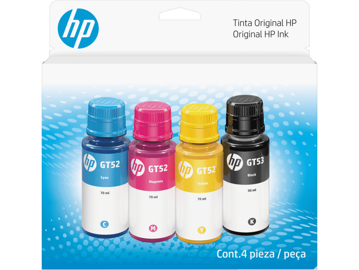 Combo de Botellas de Tinta – HP GT53/GT52 – Original – 9F3N4AL