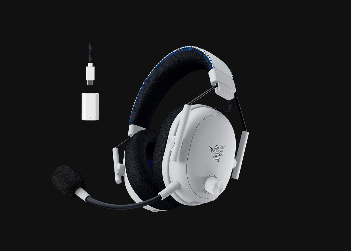 Audífonos Gamer Inalámbricos Razer BlackShark V3 Pro – PlayStation – ANC + THX Spatial Audio – Blancos