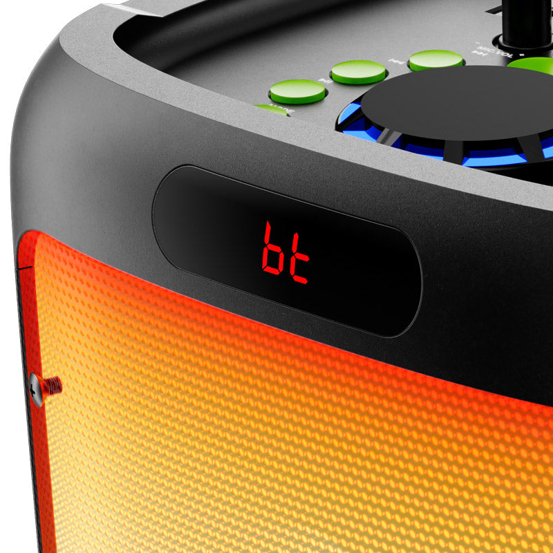 Sistema de Altavoces Portátil Klip Xtreme BoomFire X KLS-652 – 8”, 1500W, TWS, Negro