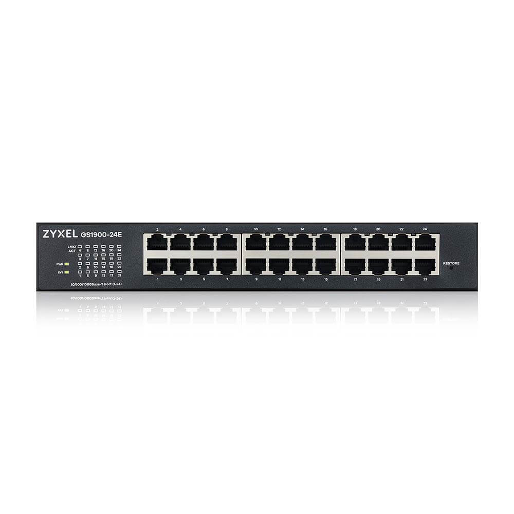 Switch Inteligente Gigabit 24 Puertos ZyXEL GS1900-24E