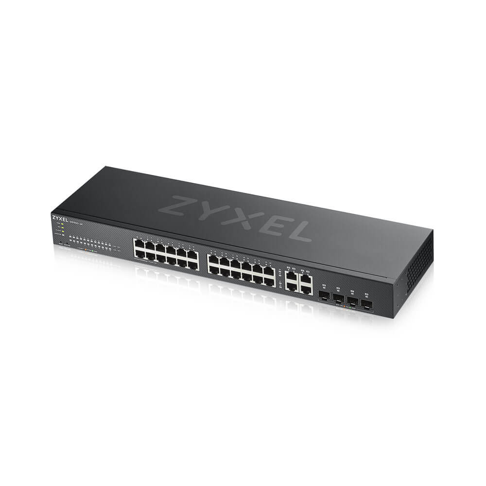 Switch Inteligente Gigabit 24 Puertos 4 SFP Combinados ZyXEL GS1920-24v2