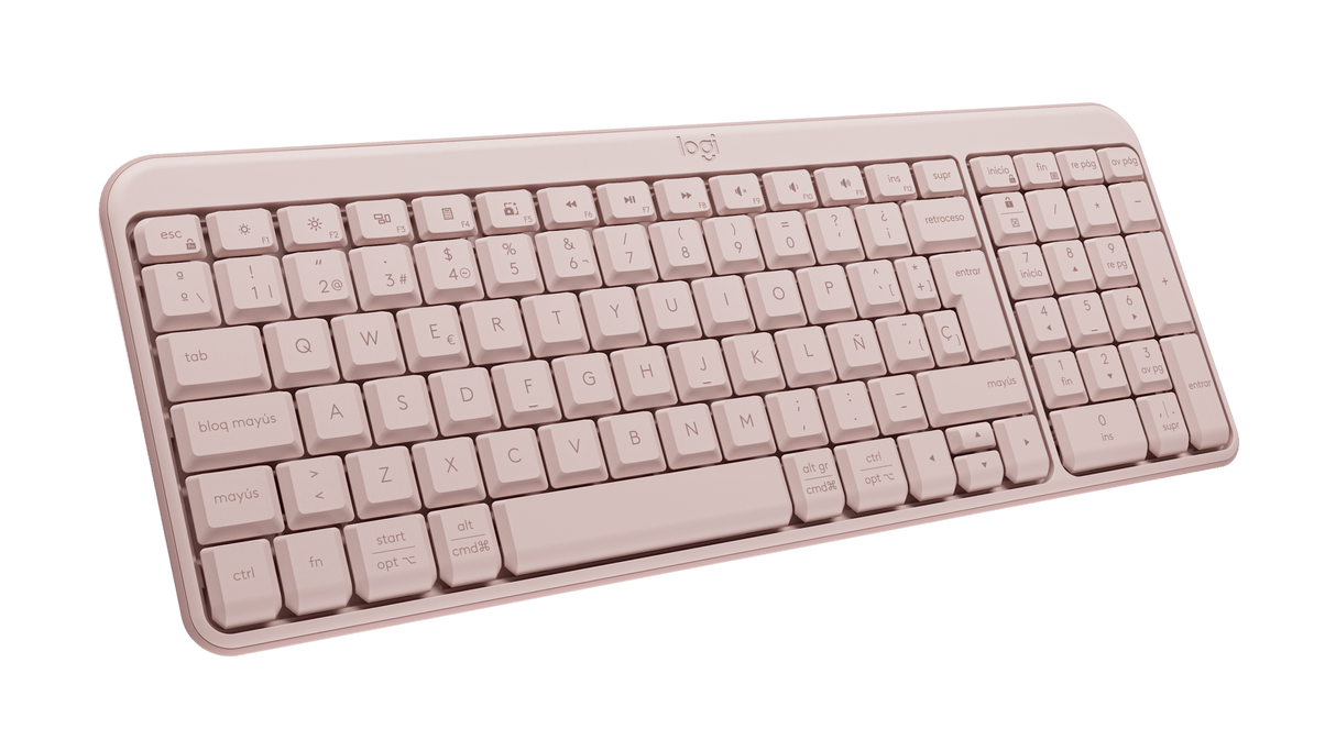 Teclado Inalámbrico Bluetooth Rosa K250 – Modelo 920-013447 – Logitech
