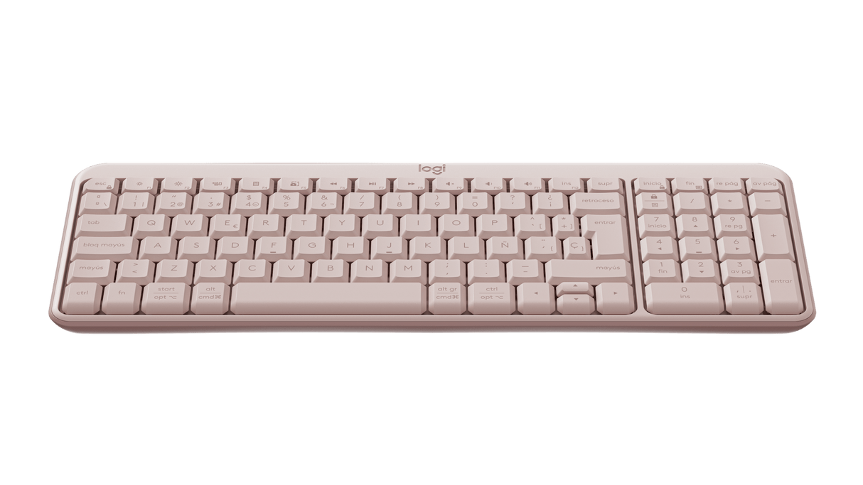 Teclado Inalámbrico Bluetooth Rosa K250 – Modelo 920-013447 – Logitech