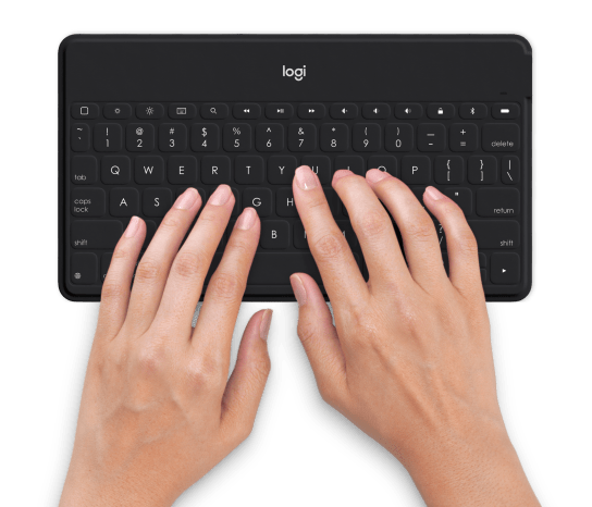 Teclado Bluetooth Impermeable Logitech Keys-To-Go – Negro (920-006701)